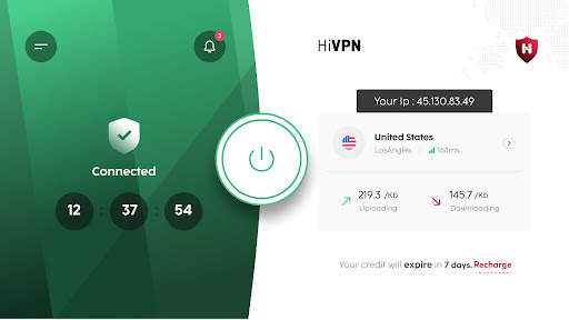 HiVPN For Android TV screenshot 1