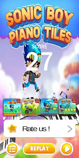 Piano Sonic Boy Tiles screenshot 6