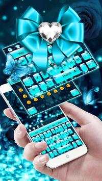 Turquoise Bow Keyboard screenshot 1