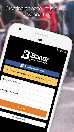 Bandr - The social matching app for Musicians screenshot 3