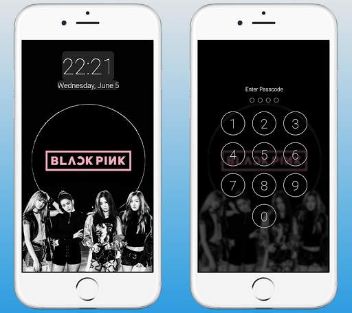 BlackPink Ice Cream Lock Screen screenshot 5