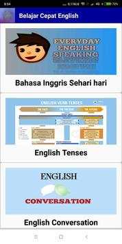 Belajar simple bahasa  inggris screenshot 1