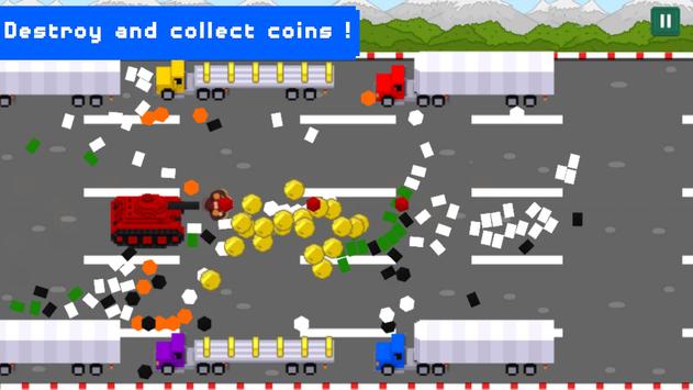 Blocky Turbo Race Cars 2D: Traffic Games screenshot 3