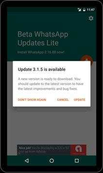 Beta Whatsapp Updates Lite screenshot 10