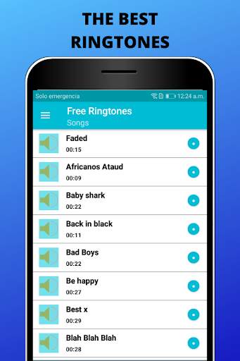 Free songs ringtones for android screenshot 1