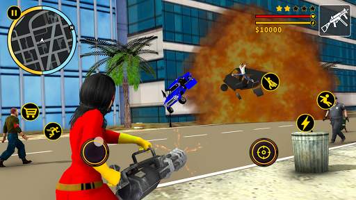 Spider Girl Moto Bike - Pizza Delivery Food Games screenshot 3