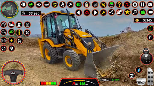 JCB 3Dx Backhoe Loader Driving screenshot 5