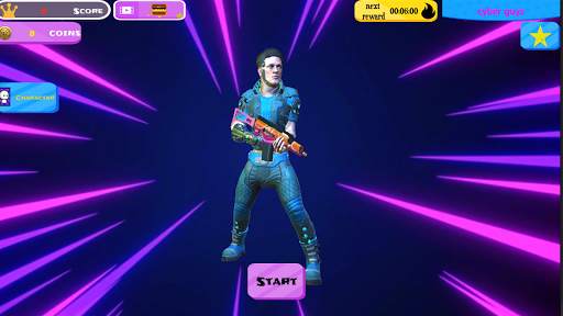 Cyber Survival Guys : Fire Battleground screenshot 1