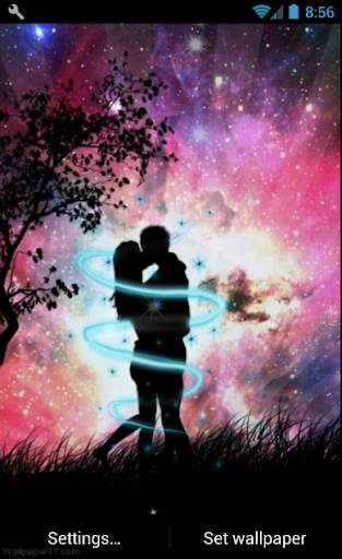 Romantic Live Wallpaper screenshot 1
