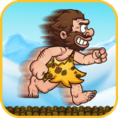 Caveman Ice Age Run Dash Mania иконка