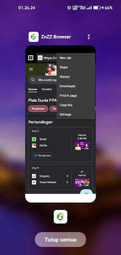 ZnZZ Unblock Vpn Proxy Browser screenshot 5
