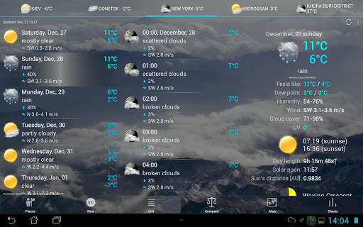 Weather ACE погодные иконки скриншот 8