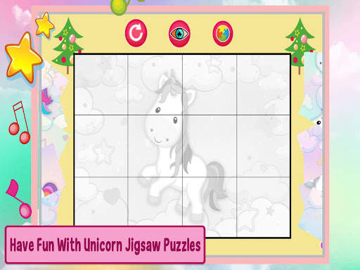 Unicorn Coloring Games Puzzle screenshot 14