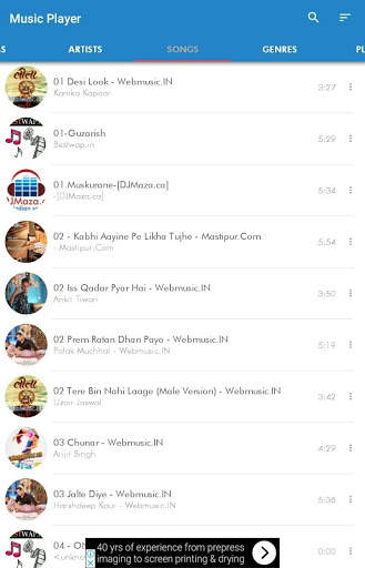 Music Player screenshot 4