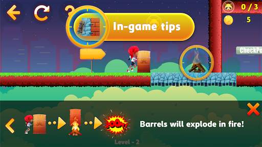 Adventure platform game "Tricky Liza" offline screenshot 7