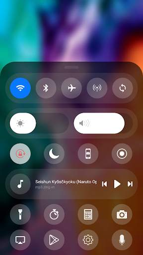 Control Center i-OS13 screenshot 1