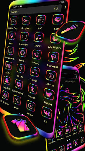 Colorful Horse Theme скриншот 3