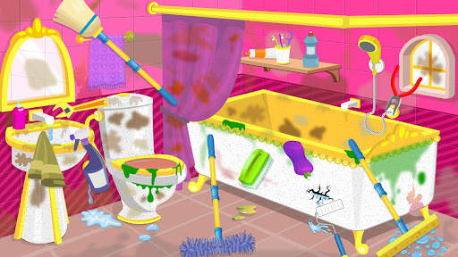 Princess Castle Cleaning Game screenshot 2