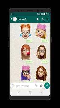 New Funny Emojis 3D Stickers WAstickerapps screenshot 8