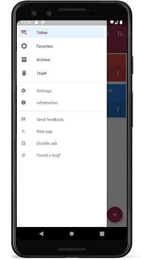 Talker (text-to-speech notes) screenshot 3