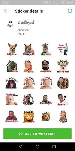 Sinhala Stickers for WhatsApp screenshot 8