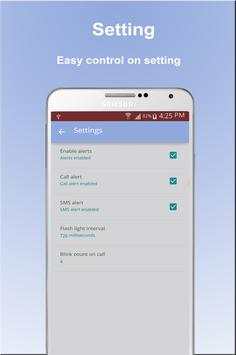 Flash Alerts on Call and SMS 2 screenshot 2