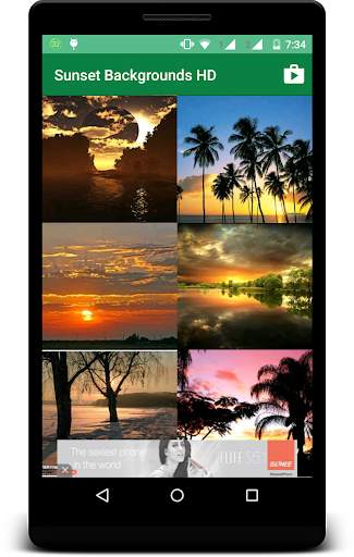 Sunset Backgrounds HD screenshot 2