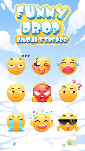 Funny Drop Emoji Sticker screenshot 2