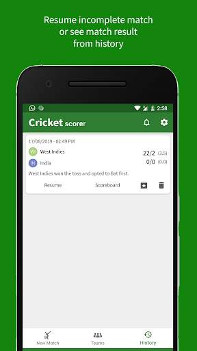 Cricket Scorer screenshot 5