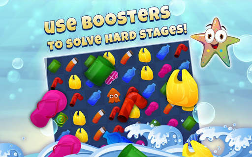 Ocean Sweep: Fun Match 3 Games for Ocean Cleanup. screenshot 13