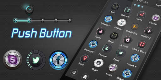 Push Button GO Launcher Theme screenshot 6