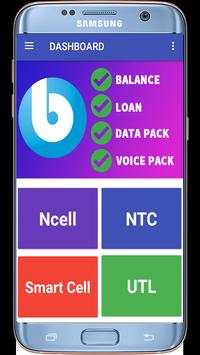 B-Cell Check Ncell Balance Buy Data Pack screenshot 2