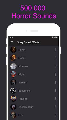 Scary Sound Effects - Ghost Sounds Ringtones Free screenshot 1