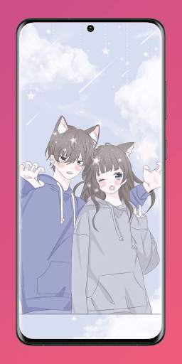 Anime Couple Wallpaper HD 4K screenshot 5