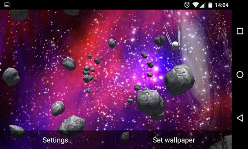 Asteroids 3D Live Wallpaper HD screenshot 12
