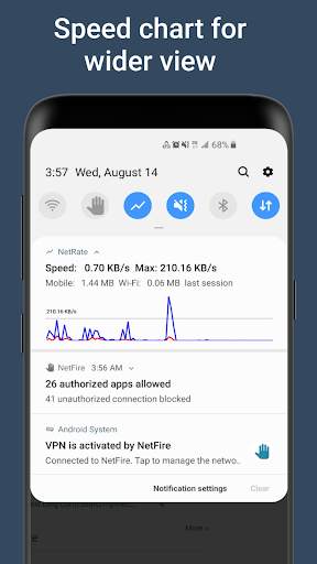 NetRate : internet speed meter 4 تصوير الشاشة