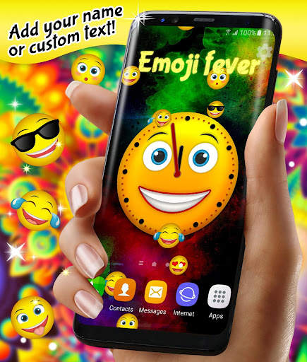 Emoji Clock Live Wallpaper Free 😍 Neon Wallpapers screenshot 7