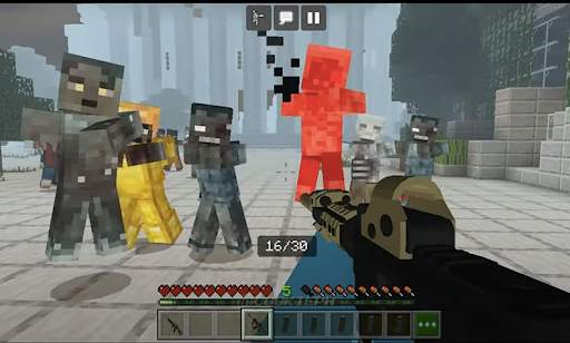 mutant zombie mod minecraft pe screenshot 1