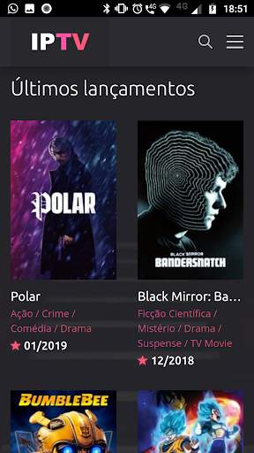 IPTV Player - Streaming de Conteúdo com Velocidade screenshot 3