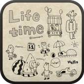 Life time go launcher theme 1.2