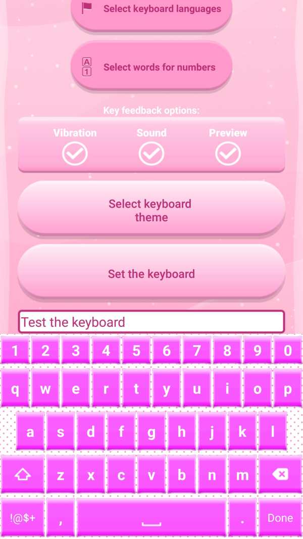Pink Love Keyboard Themes screenshot 5