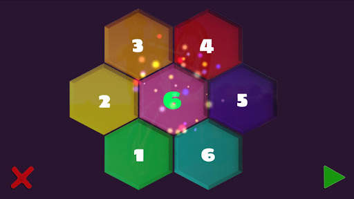 hexagonal piano music sounds screenshot 1