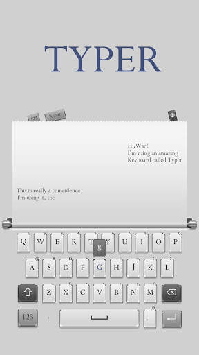 Typer Keyboard स्क्रीनशॉट 2