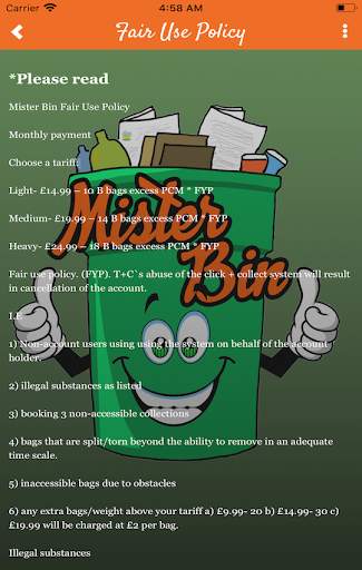 Mister Bin Ltd screenshot 1