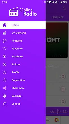 Online Radio & Bangla Hindi English MP3 Songs screenshot 1