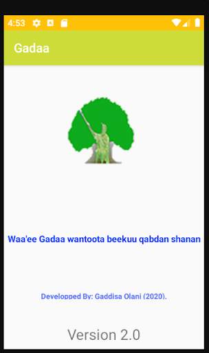 Gadaa screenshot 1