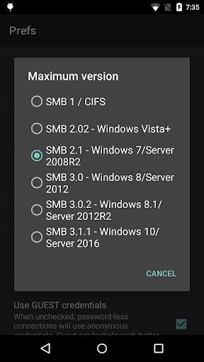 SMB plugin for Ghost Commander (new) screenshot 5