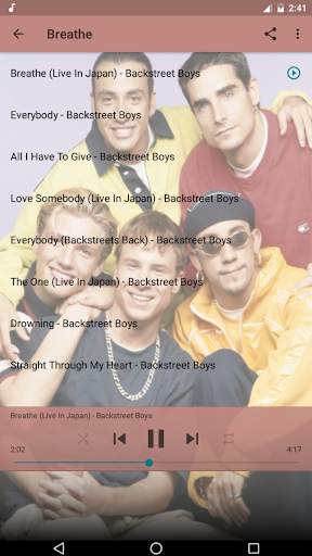 Backstreet Boys Album Of Music screenshot 1
