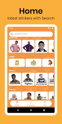 Hindi stickers for WhatsApp: Meme WAStickerApps screenshot 5