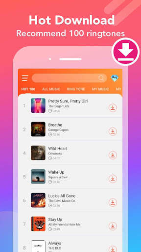 Music ringtone & downloader screenshot 2